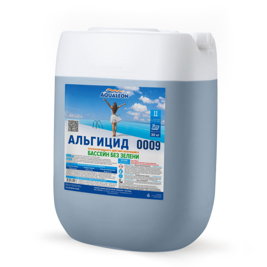 Альгицид пд непенящийся Aqualeon, 30 кг (30 л)  